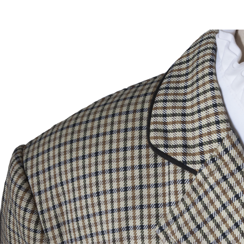 Cream gold and black tweed hunter riding jacket – Gallery equine home ...
